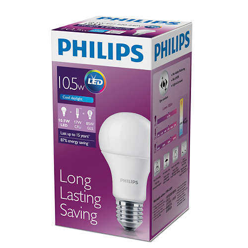 bong led bulb Philips 10.5w