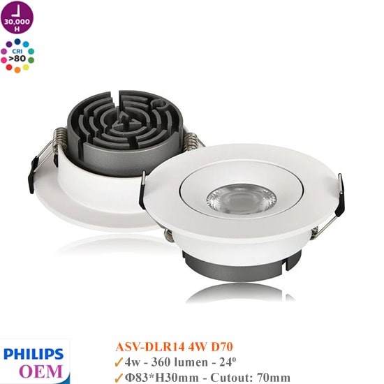 den spotlight led philips oem asv dlr14